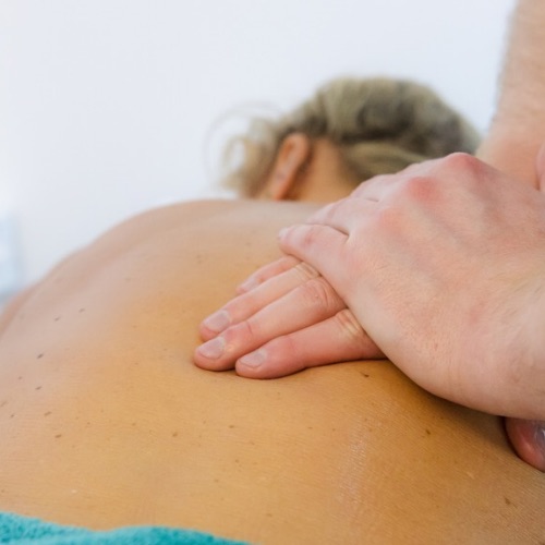 sports massage therapy session at The Lomond Clinic, Helensburgh