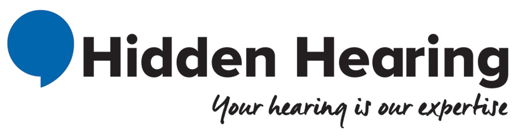 Hidden Hearing logo with strapline 'Your hearing is our expertise'