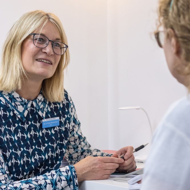 Medical consultation with Dr Joyce Braaksma at The Lomond Clinic